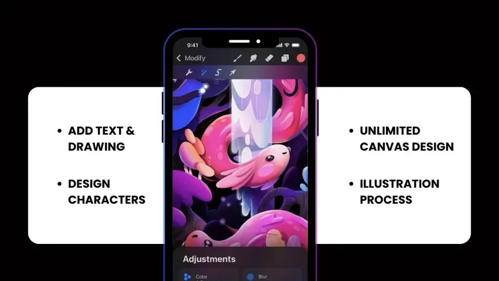 Few Features of Procreate