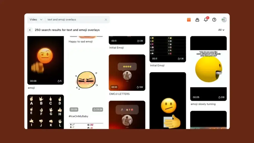 Add text, subtitles and emoji in your video.